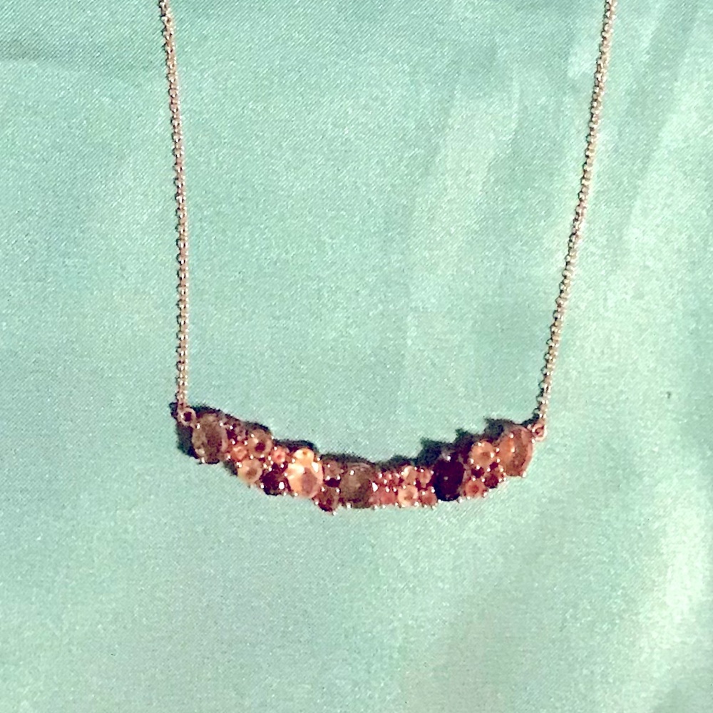 Multicolored tourmaline necklace